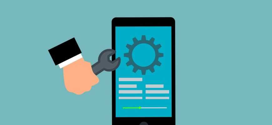 smartphone, settings, update
