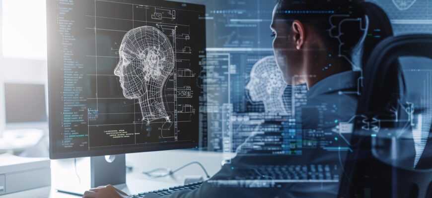 ai generated, engineer, blueprints, computer, technical, design, work, drafting, digital, planning, workspace, innovation, schematics, analysis, project, technology, software, professional, electrical, mechanical, creative