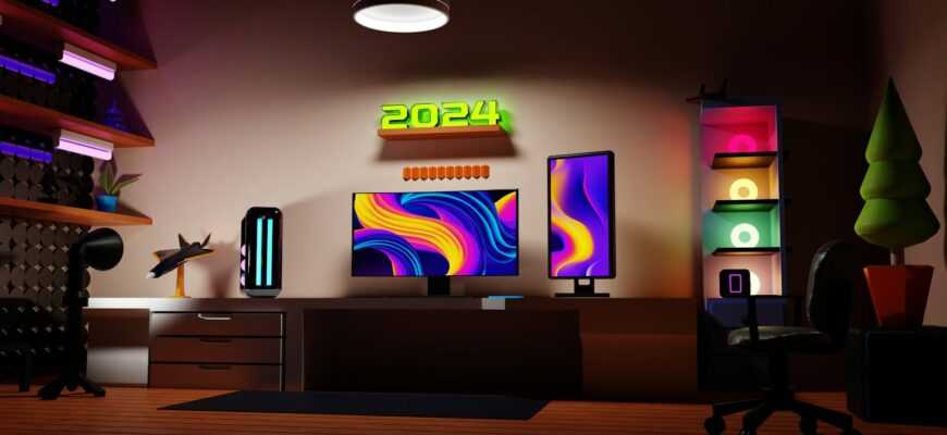 a room with a desk, chair, and television